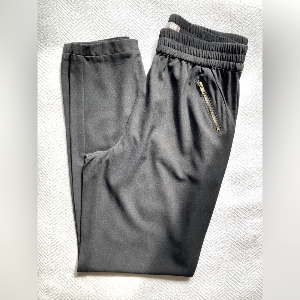 Romeo & Juliet Couture Black Fashion Jogger Medium Dress Office Slacks